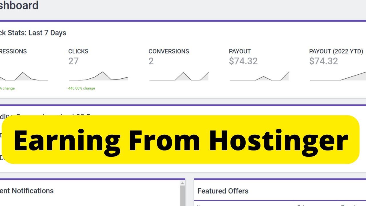 Earning from hostinger @TechWorld4u09