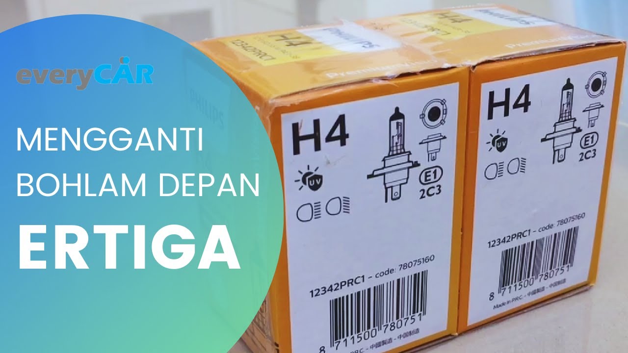 Cara mengganti Bohlam Depan Suzuki Ertiga