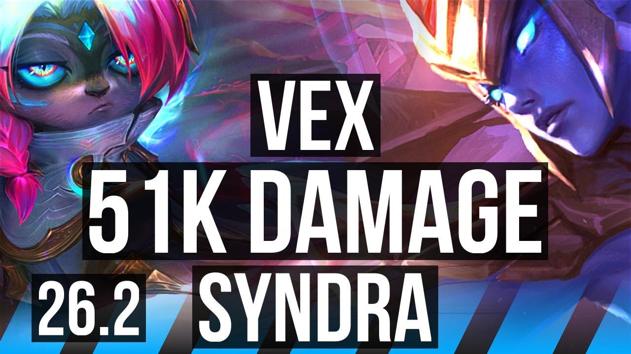 VEX vs SYNDRA (MID) | Arcane Comet, 51K damage | EUW Master | 26.2