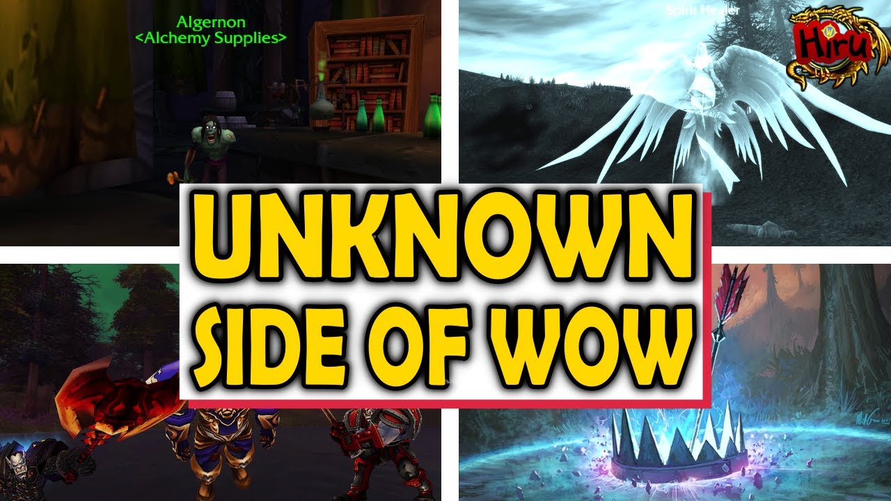 The Unknown Side of WoW - (Algernon, Morgan Ladimore, Earliest WoW, History of Rez Sickness)