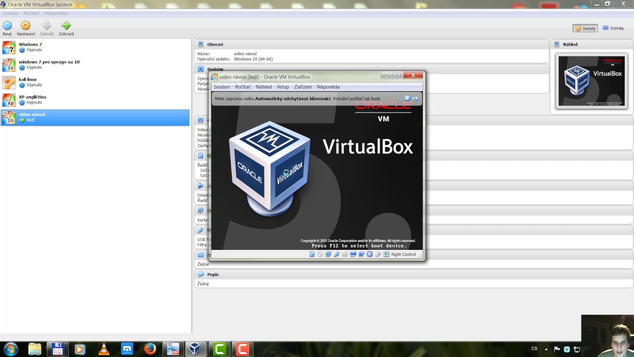 Jak přeinstalovat windows 10 + virtualní počitač