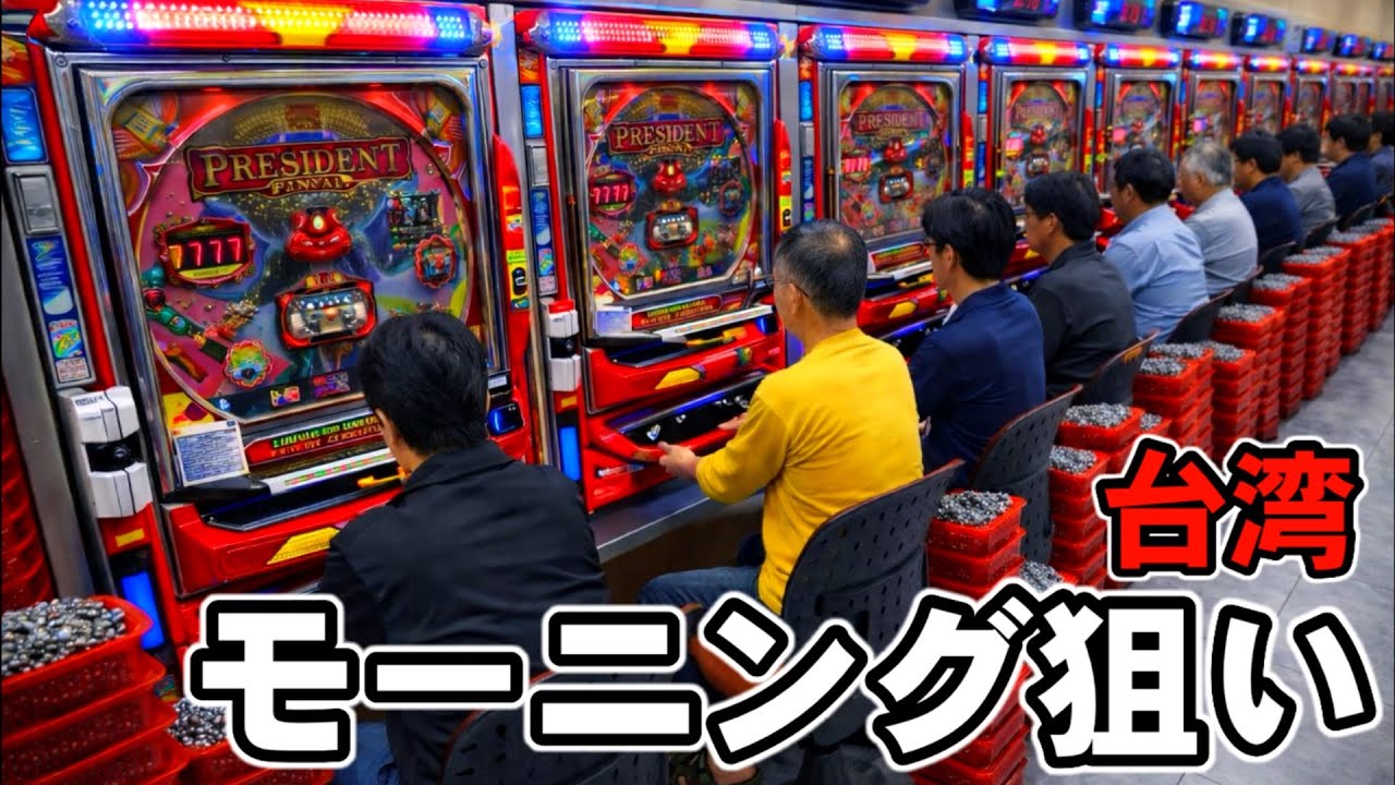 【台湾】朝1モーニング狙い！裏アレンジボール15時間全ツッパした結果&hellip;［パチンコ・パチスロ実践］［昭和レトロ］