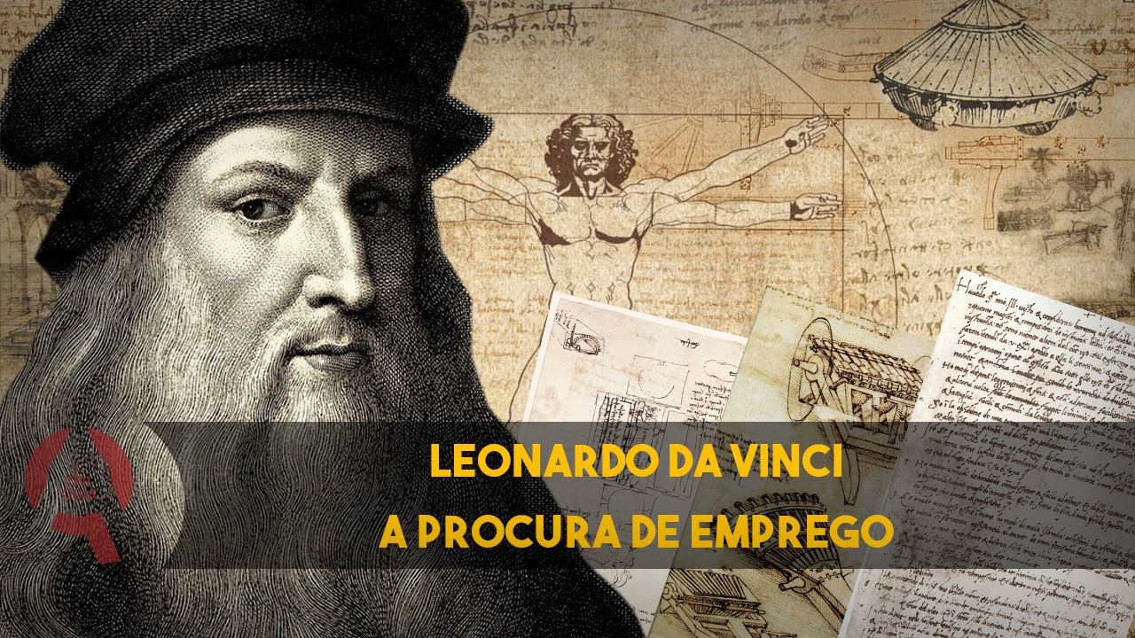 LEONARDO DA VINCI se candidatando para EMPREGO