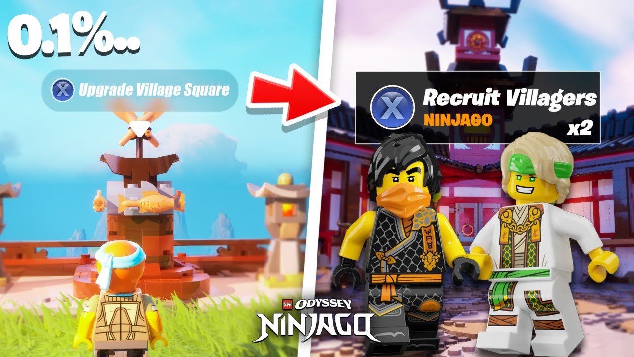 Fastest MAX NINJAGO VILLAGE Level Guide in LEGO Fortnite Odyssey! (Full Tutorial)