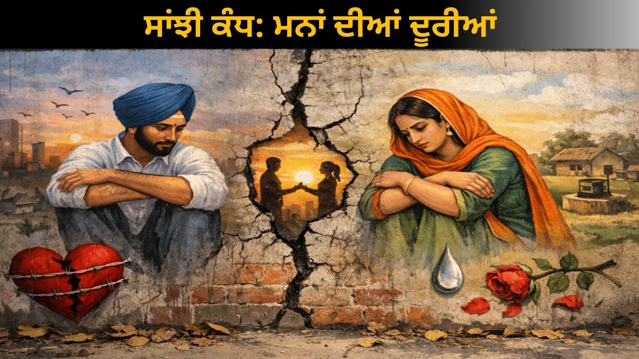 ​ਸਾਂਝੀ ਕੰਧ: ਮਨਾਂ ਦੀਆਂ ਦੂਰੀਆਂ | Punjabi Story | KS Story Reader 