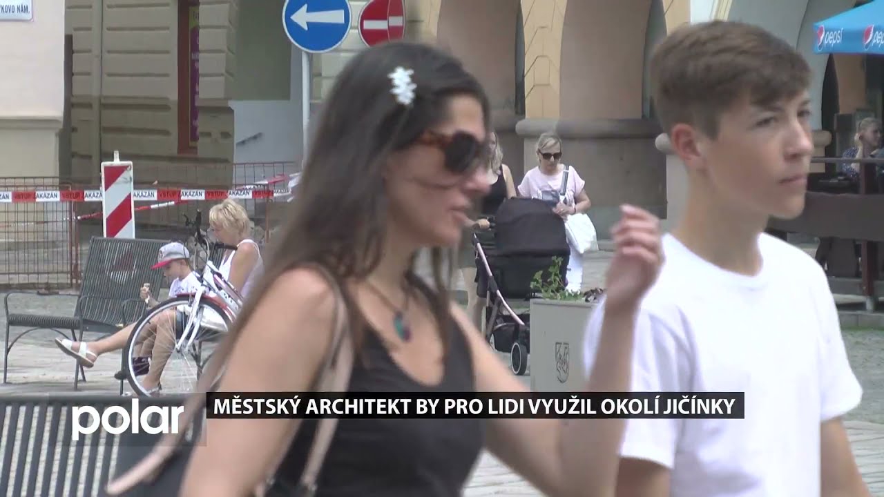 Městský architekt se ujal své role, pro lidi by využil okolí Jičínky (TV Polar, 16.6.2021)