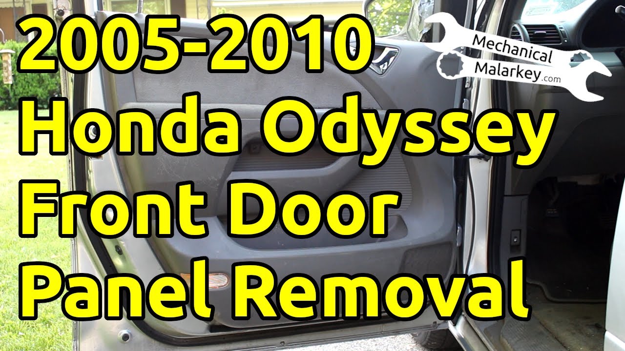 2005-2010 Honda Odyssey Front Door Panel Removal
