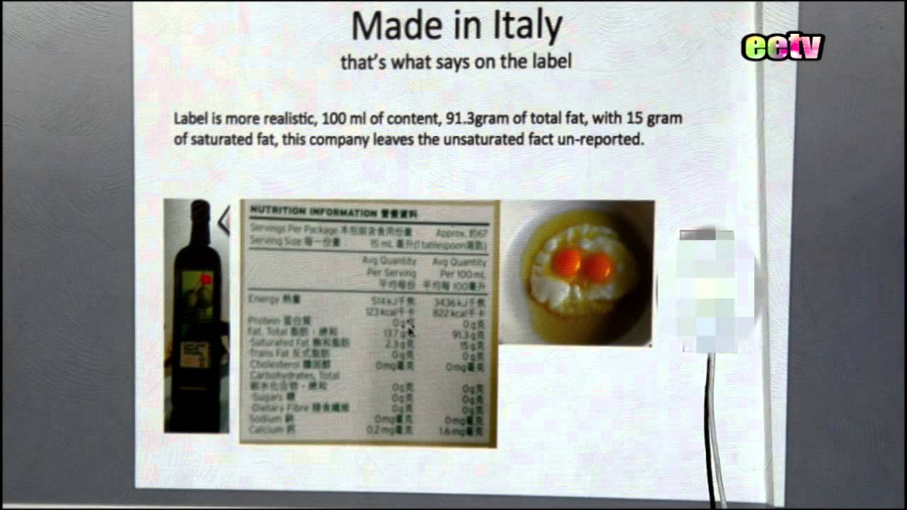 Dr. Tsui Fai Po《Chemistry and Life》Eatable oil