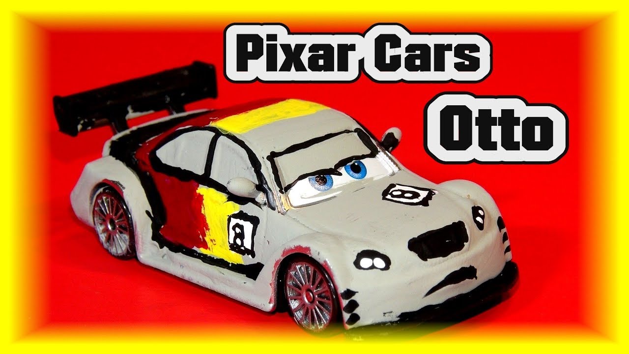 Машина Отто Бонна из видеоигры Pixar Cars от Макса Шнелля. Машинки Pixar Custom