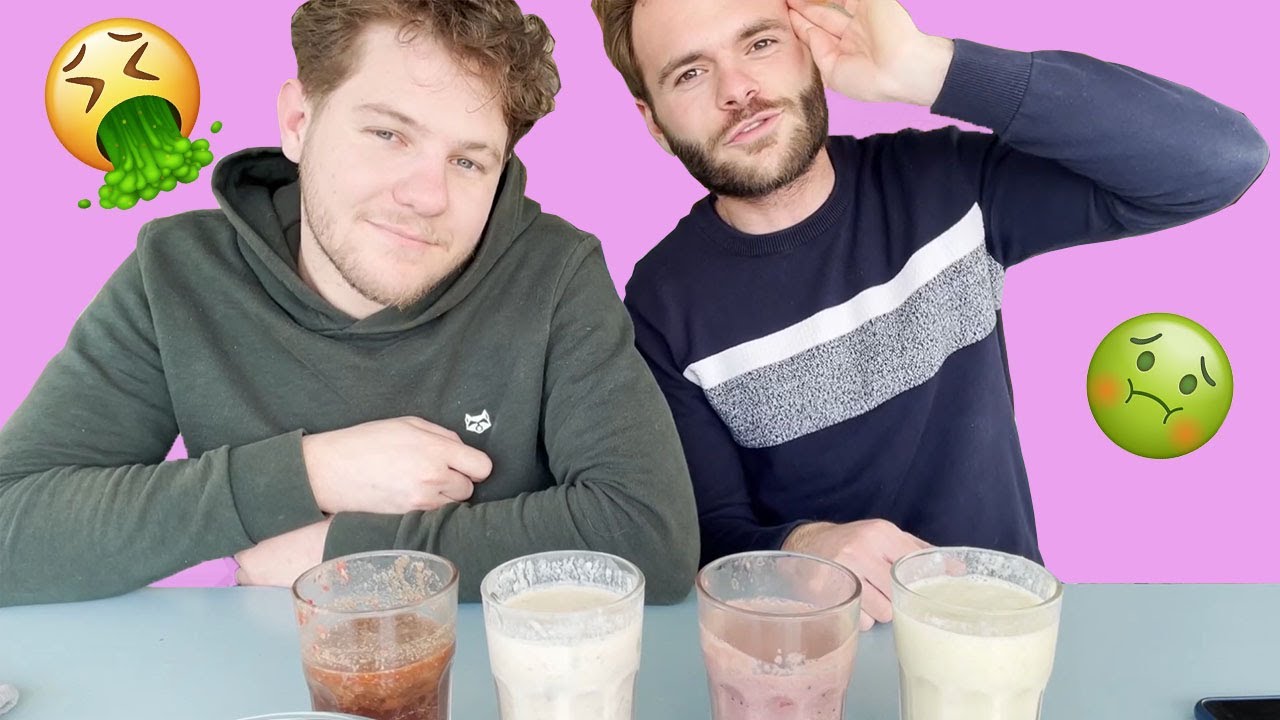 SMOOTHIE CHALLENGE : moi VS mon pote ! (ON A VOMI) 🤮🤢
