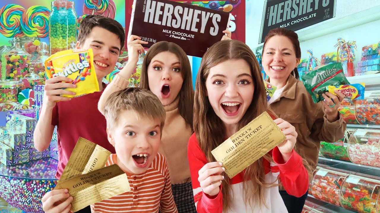 Whoever Finds The Golden Ticket In Our Candy Store Wins!