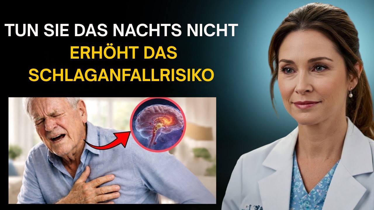 Millionen tun dies jede Nacht ohne zu merken dass es das Schlaganfallrisiko erhöht | Gesundheitsarzt