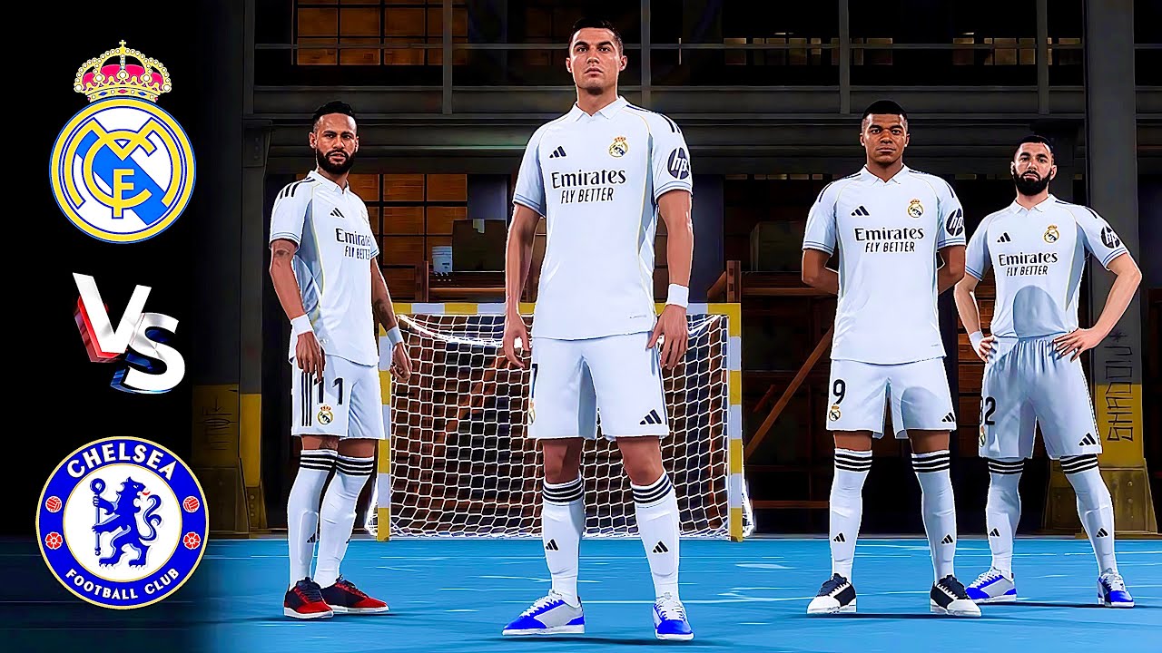 FIFA VOLTA 26 - RONALDO, NEYMAR, MBAPPE, BENZEMA ALL STARS | REAL MADRID vs CHELSEA