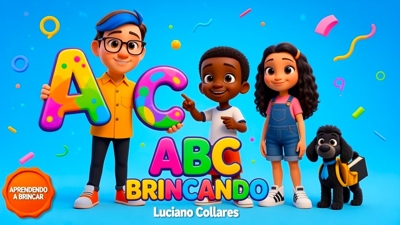 VAMOS BRINCAR DE ABC 🍎Alfabeto para Crianças • Álbum Acolhida • Luciano Collares