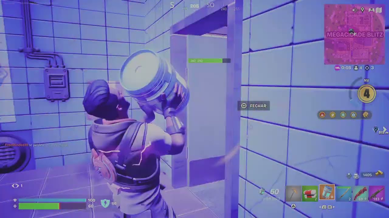 Vencendo com Kit M&eacute;dico no Novo Mapa do Fortnite Blitz Vit&oacute;ria Royale Mossad IDF