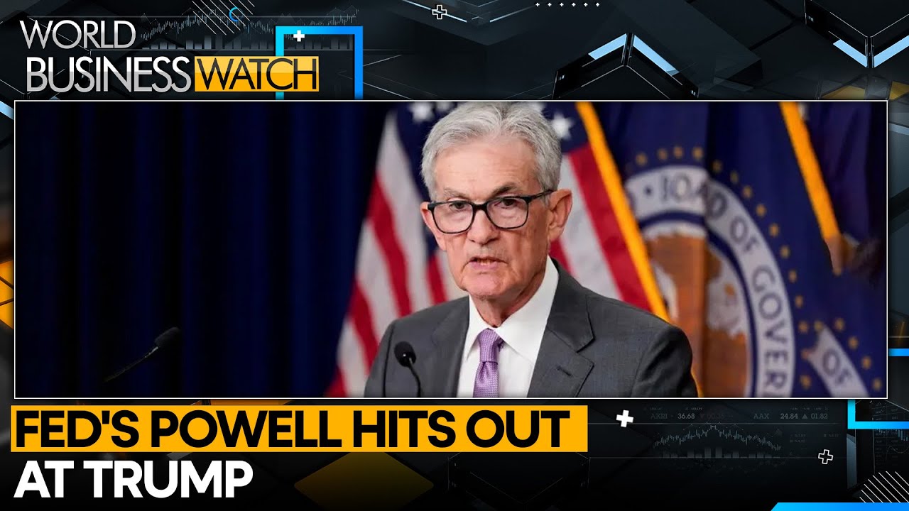 Powell Blames Trump's Tariffs For Rate Delay | World Business Watch | WION