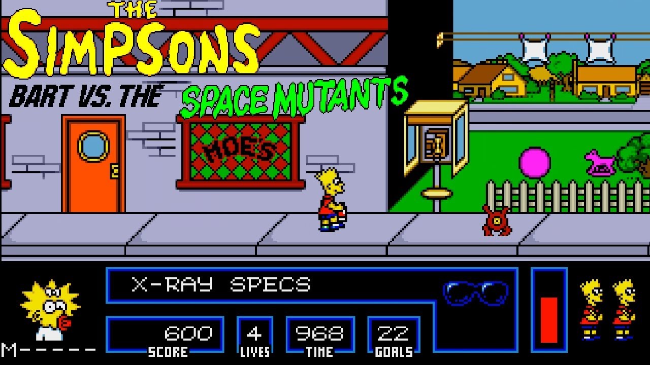 The Simpsons: Bart vs. the Space Mutants (Sega Genesis / Mega Drive)