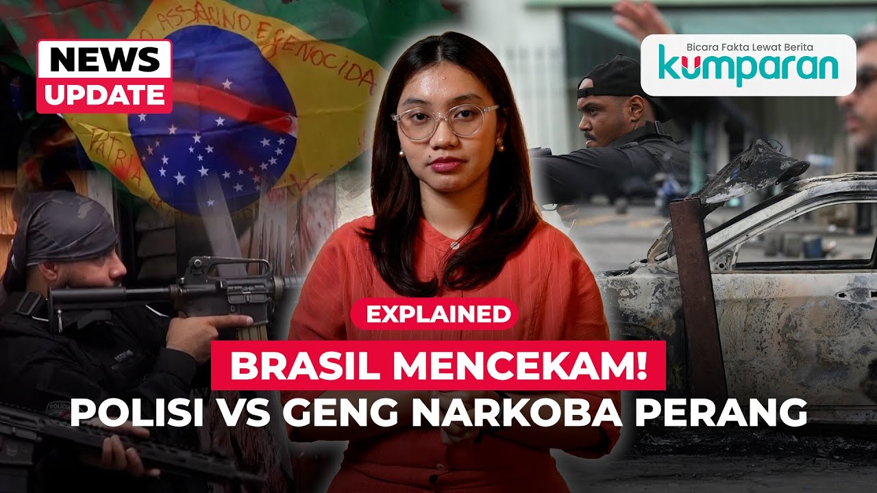 Explained: Rio de Janeiro, Brasil Mencekam! Polisi vs Geng Narkoba Perang