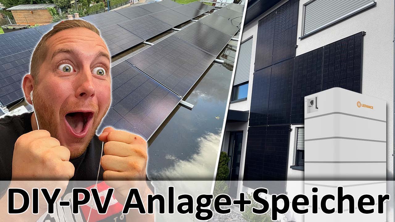 WIR HABEN ES GETAN ⚡ DIY PV Anlage mit 20KWH SPEICHER so günstig wie noch nie! - Eigenheim Autarkie