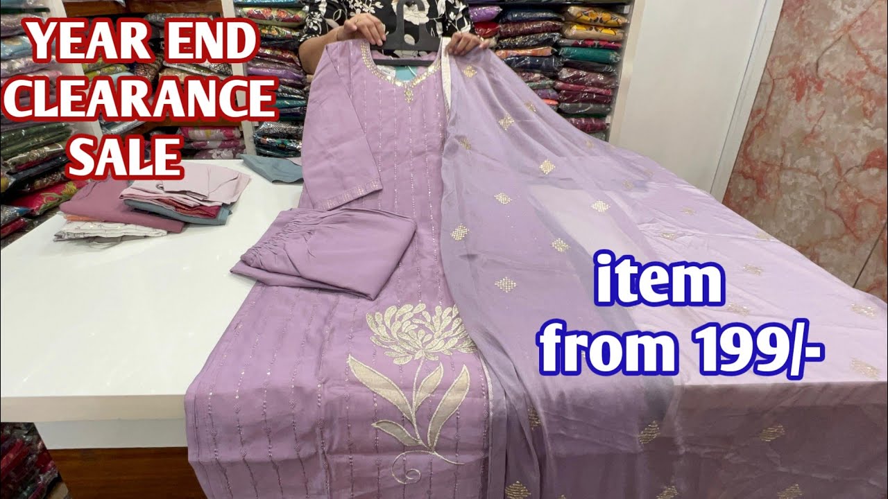 YEAR END CLEARANCE SALE  ON KURTIS KURTI SETS FROCKs from.199/-