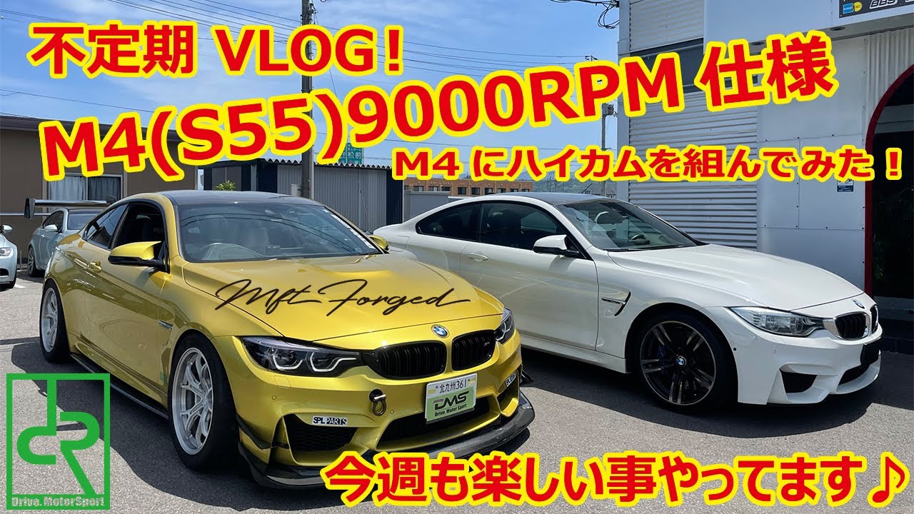 9000回転！BMW M4 ハイカム仕様完成！｜Drive.MotorSport｜F82M4｜DCT｜GT4｜S55 schrick cams installed|dmg