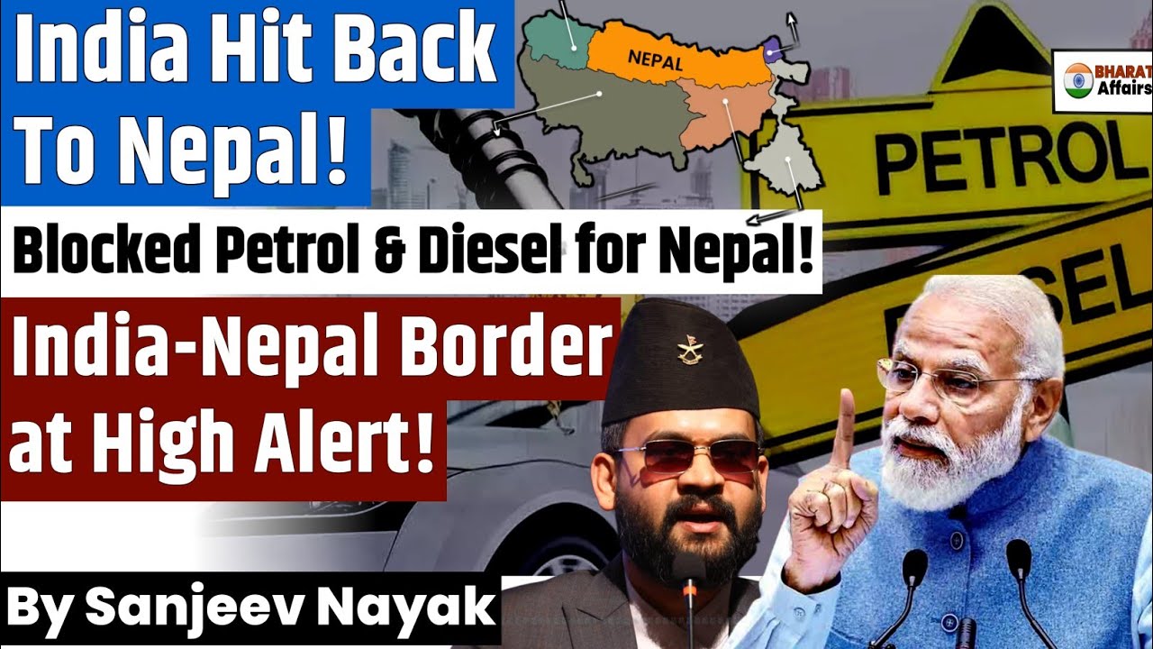 India SHOCKS Nepal! BLOCKED Fuel for Nepal at Border!  India-Nepal Border at High Alert!
