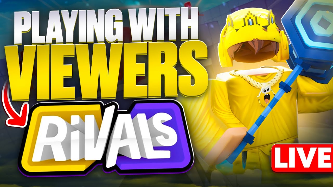 🔴Roblox Rivals 1v1ing Viewers!🔴