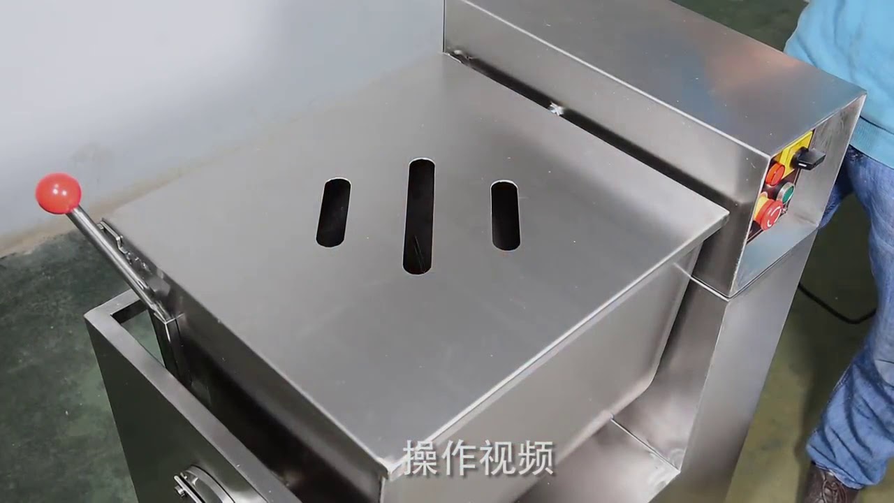 Stainless steel meat mixer