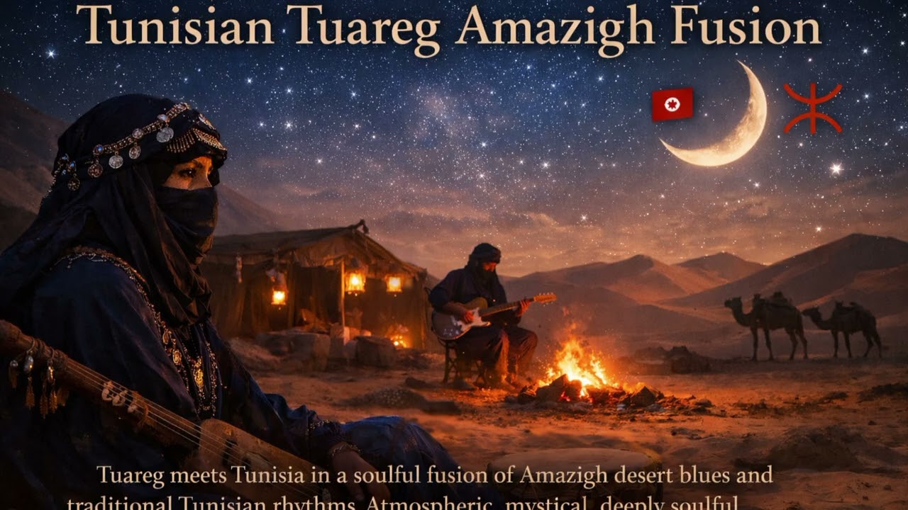 Tunisian Tuareg Amazigh Fusion 🌙🔥 Desert Blues That Touch the Soul