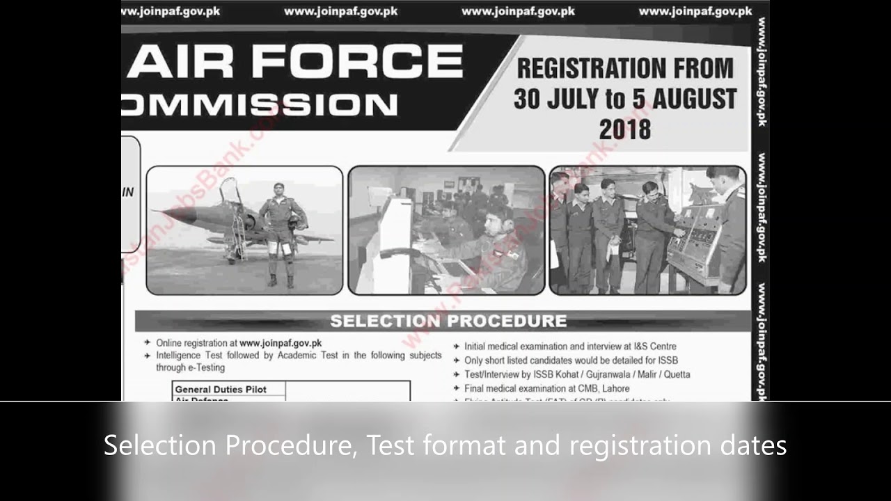 Jobs in Pak AirForce 29-07-2018