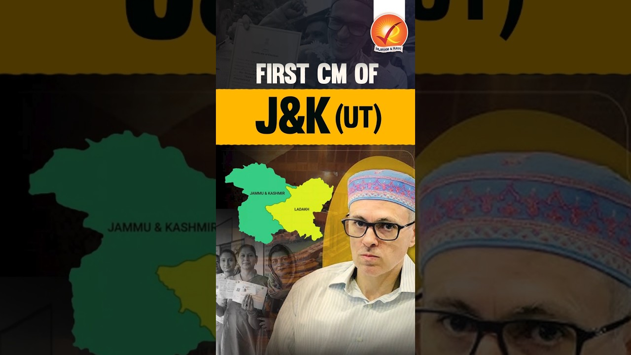 First CM of J&K (UT) #shorts