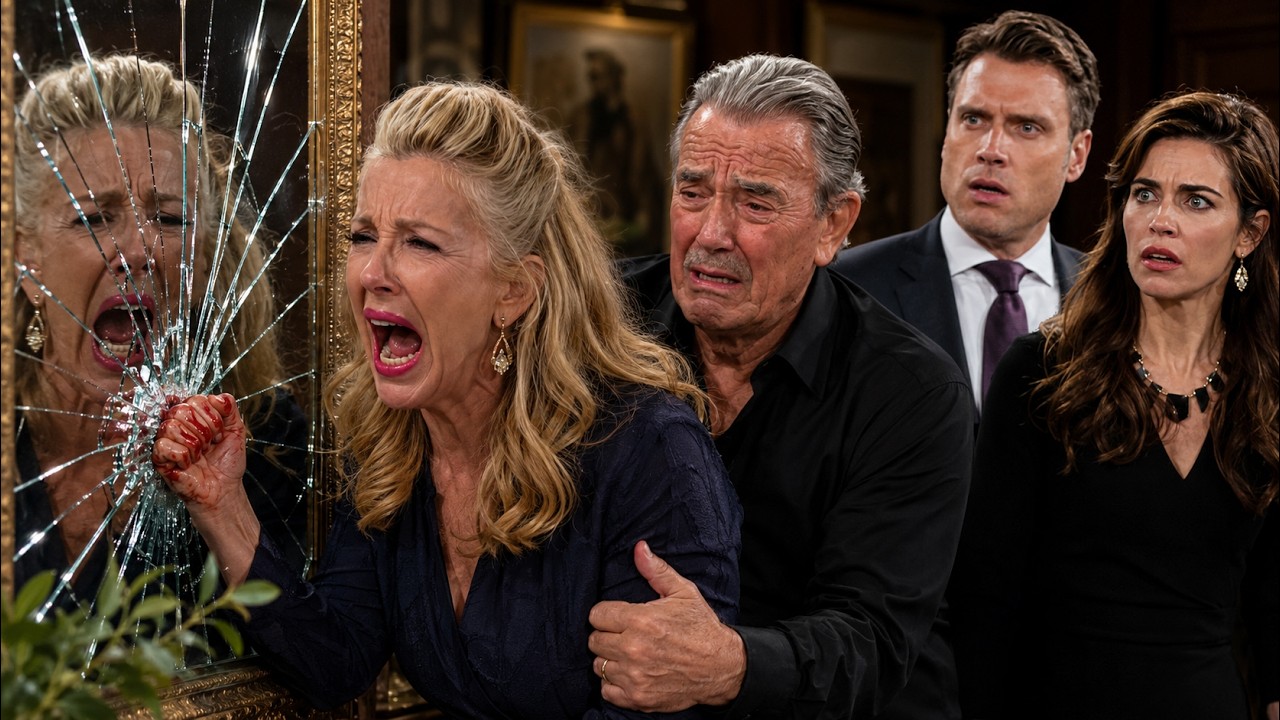 CBS Y&R: Nikki panicked and screamed after the bandages were removed - Victor hugged her and cried