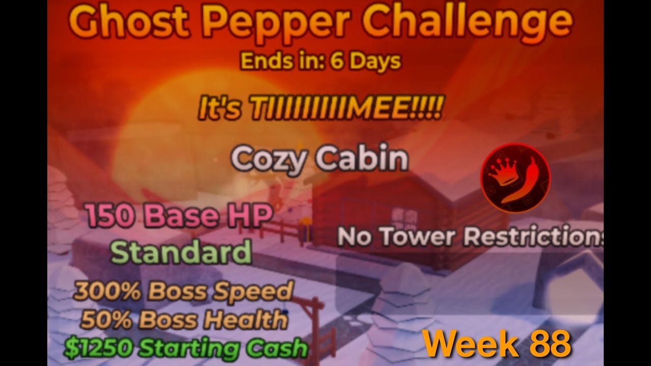 Ghost Pepper Week 88 Self Polaroid | Arena Tower Defense (ATD)