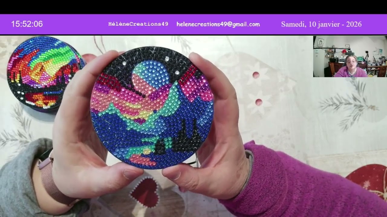 Blabla découverte des sous verres et du miroir en diamond painting haul aldi