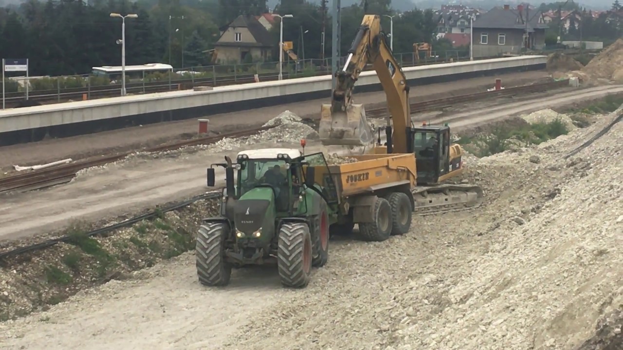 Fendt 939 & Joskin & Caterpillar 329D L  (Kraków-Mydlniki)