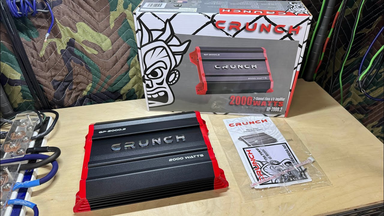 Обзор Crunch GP-2000.2 и динамометрический усилитель
