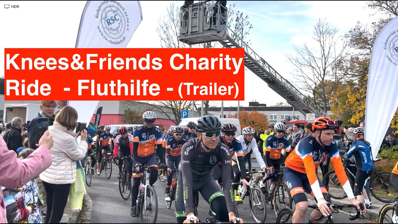 Christian Knees & Friends  Fluthilfe-Charity Ride 2021 in Rheinbach