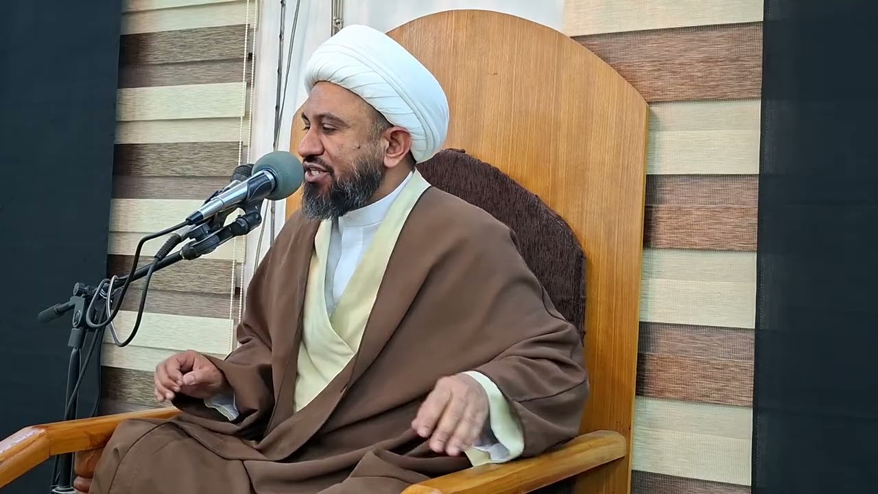 الشيخ مازن الحلفي قضاء الفاو ليلة 18 شهر رمضان لعام 1447هـ..... حسينية الامام موسى الكاظم ع 