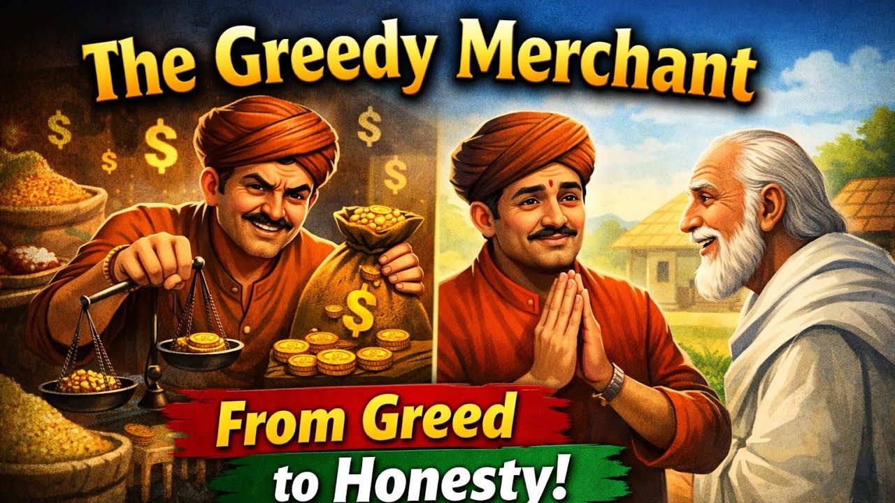 The Greedy Merchant Story | A Powerful Moral Story About Greed and Honesty