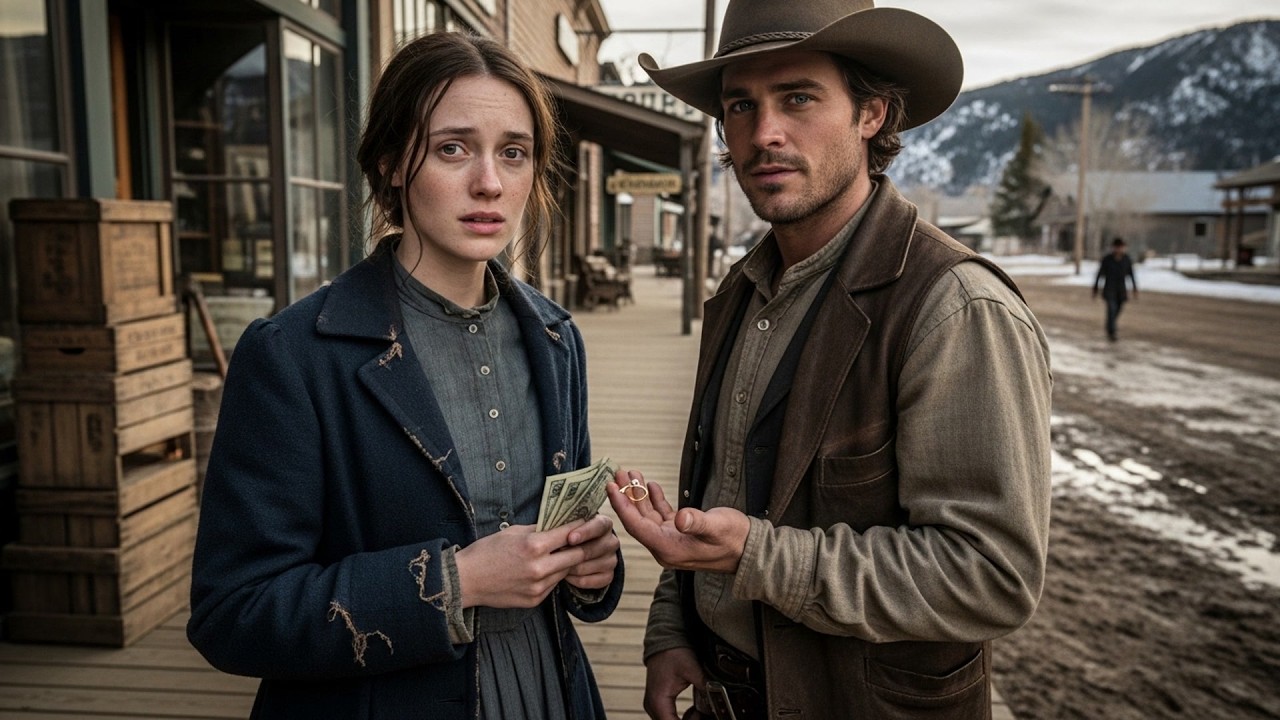 She Was Selling Her Mother's Ring For Medicine, A Cowboy Bought It And Gave It Back To Her