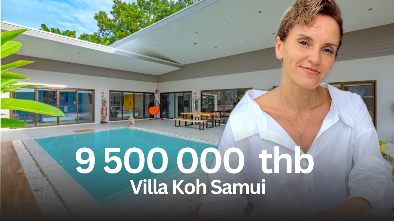 House for Sale in Koh Samui 9.5M THB | 3 Bedroom Pool Villa in Namuang