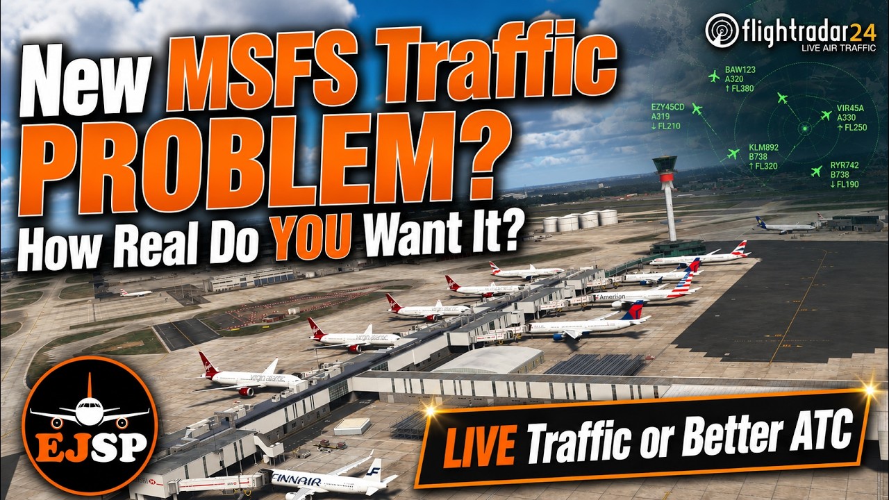 Новая проблема с трафиком в MSFS: FR24, FSLTL, BeyondATC или SayIntentions?
