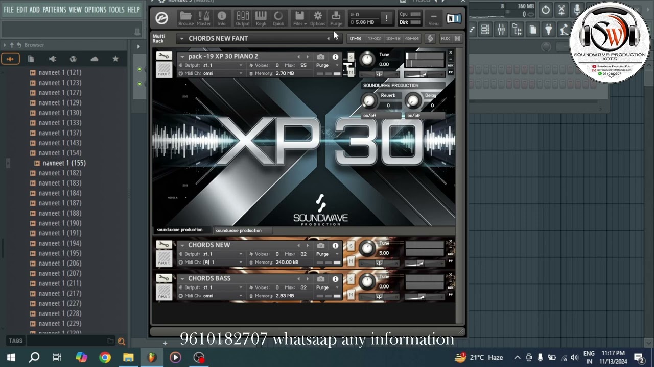 XP 30 Kontakt Library: Indian, Western, Gujarati & Marwadi Tones Demo | Perfect for Music Production