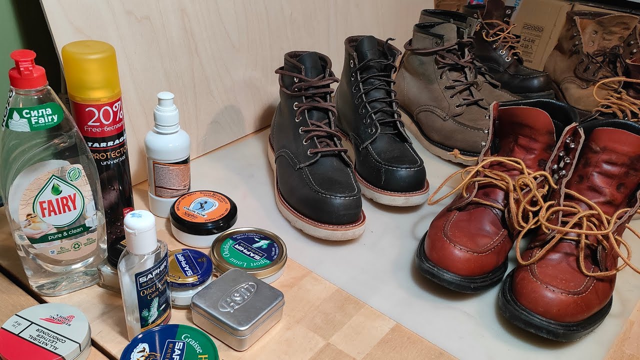 мой рецепт обработки ботинок Red Wing