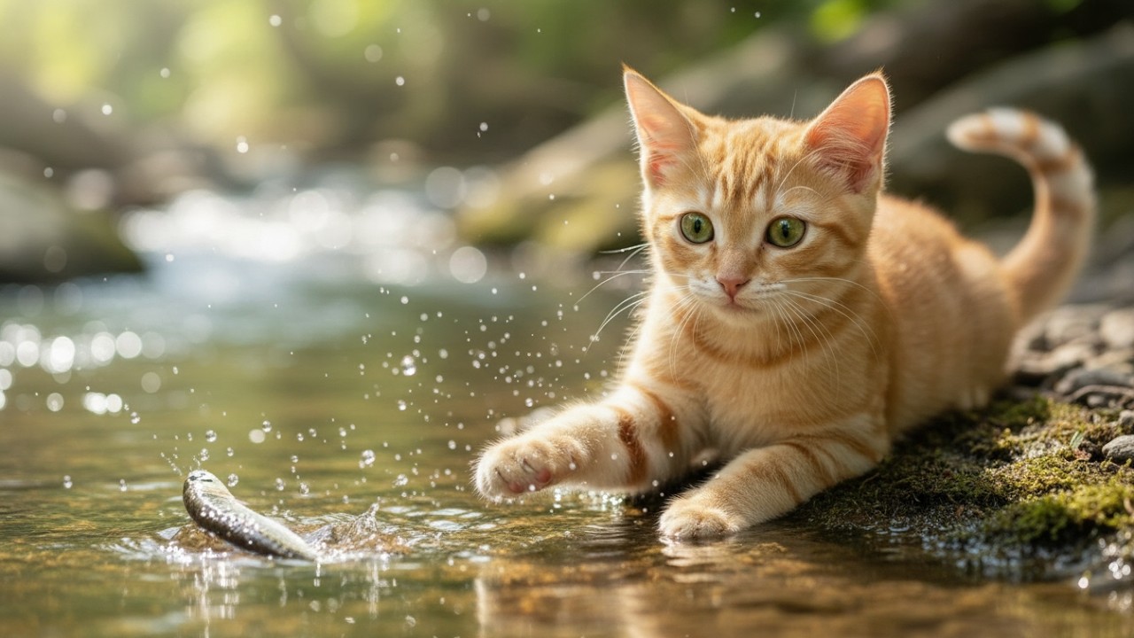 Mama Cat Trims Fur on the Farm and Makes Tiger Hat For Kittens At Home🐾🎩🐯