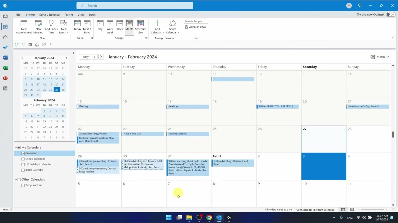 Как отменить встречу в Outlook