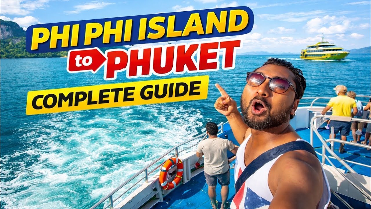Phi Phi Island to Phuket by Ferry 🇹🇭 | Beach Morning, Hostel Life & Old Town | Vlog Day 13 Part 1
