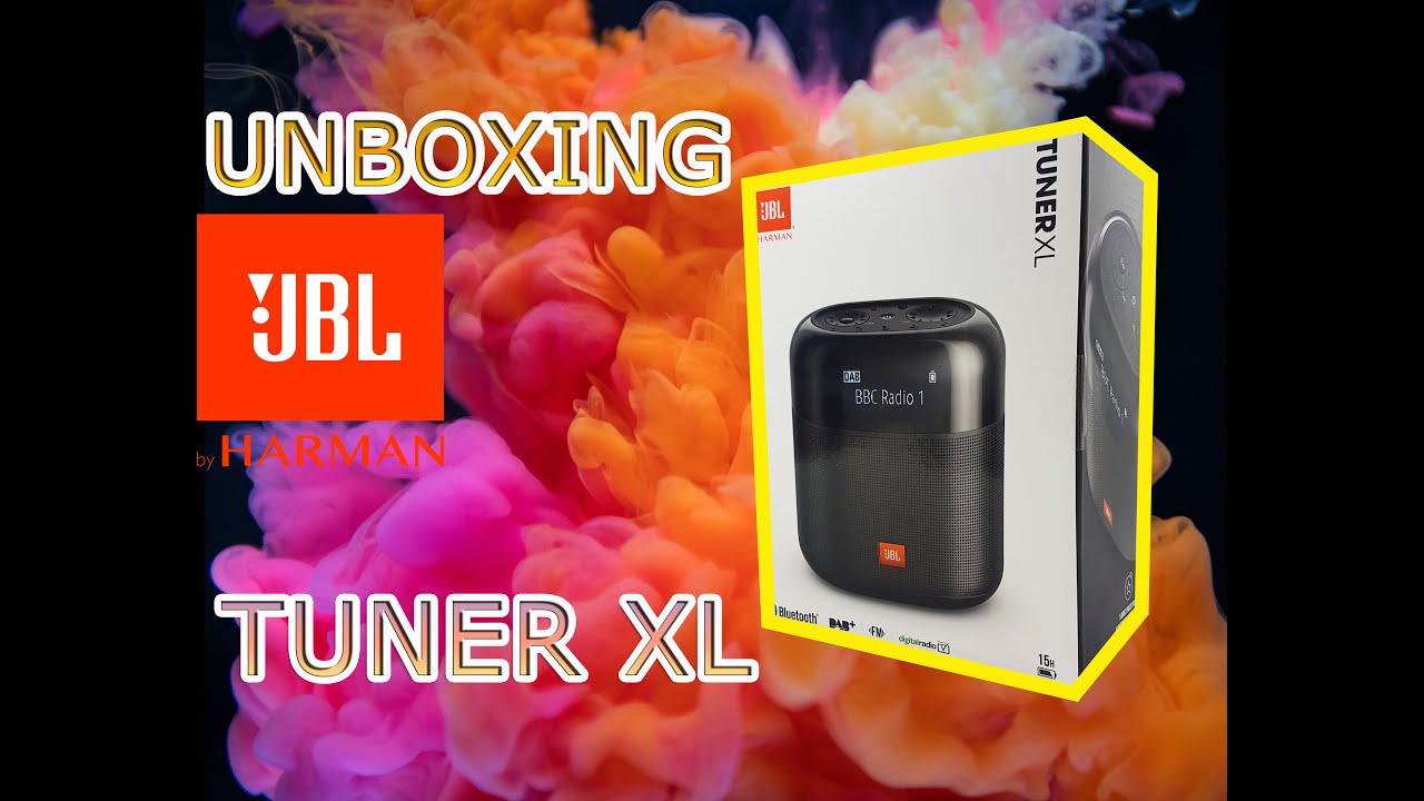 JBL TUNER XL unboxing / rozpakowywanie DIGITAL RADIO / RADIO CYFROWE TUNERXL