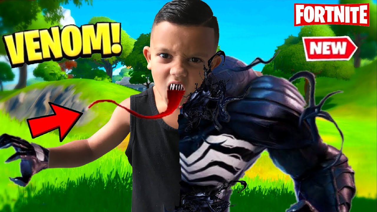 I TRANSFORMED into VENOM in Fornite!!! Party of 4 Gaming