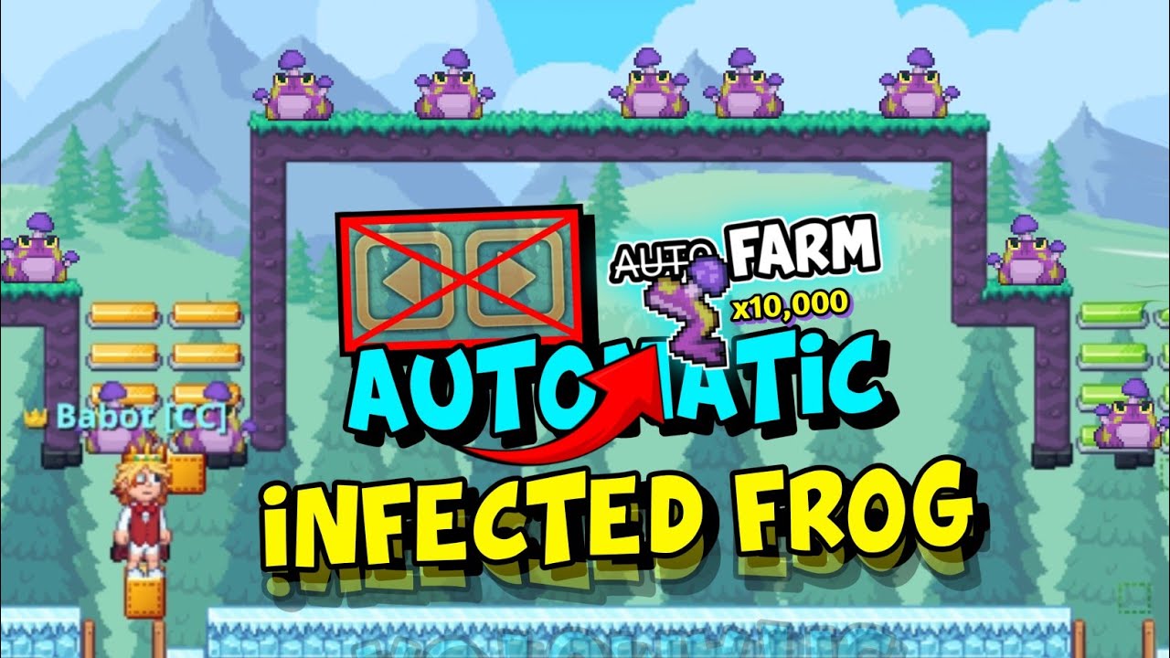 cara membuat Automatic Infected Frog Farm [subtitle EN/ID) - Crystal Realms